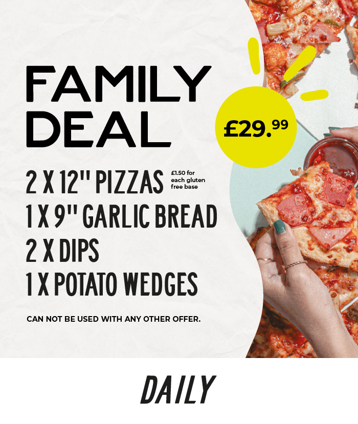 Pizza Quarter Family Deal November 2025