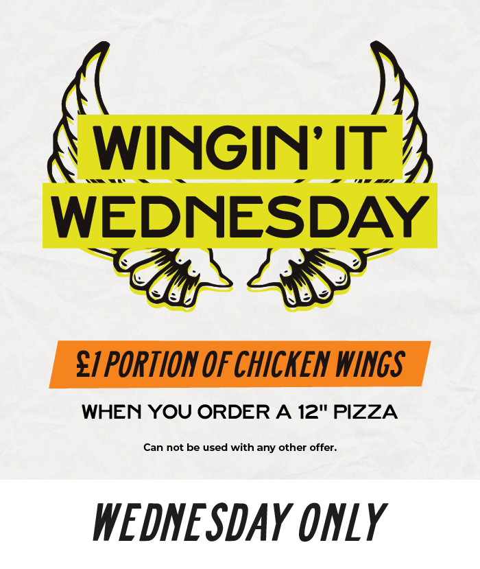 Pizza Quarter Wingin It Wednesday Deal November 2025